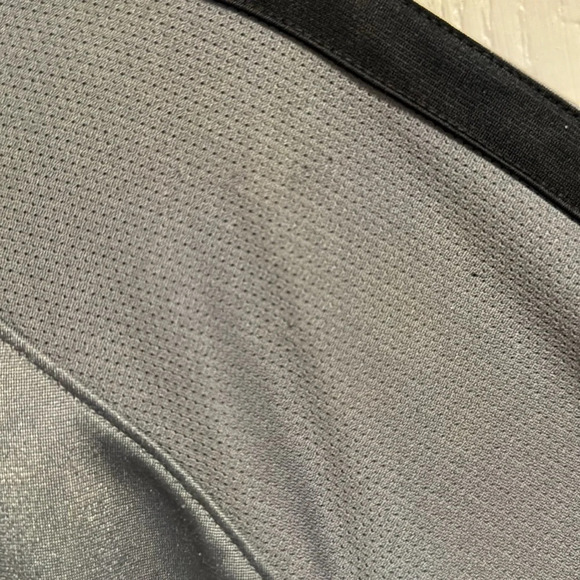 Champion Men’s Zip-Up Gray With Black Stripe Sleeves Lightweight Jacket Size XXL - Picture 7 of 7